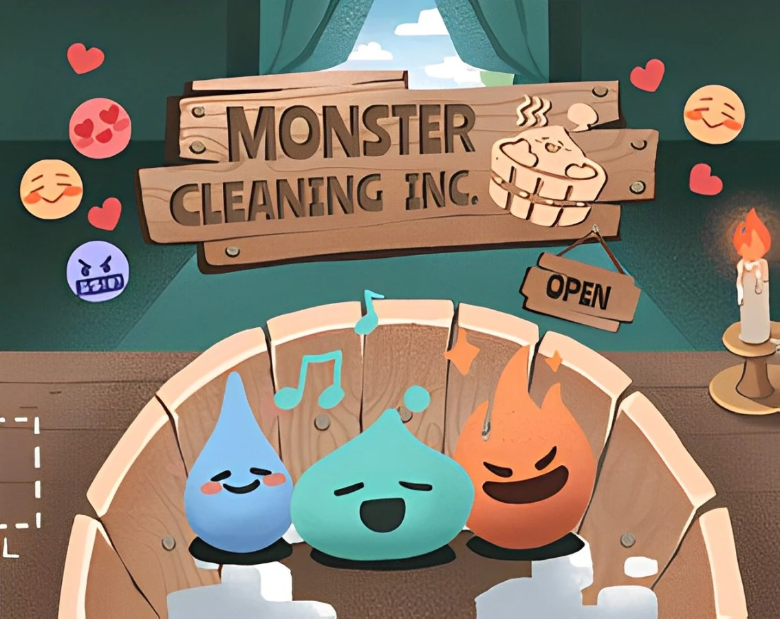 Monster Cleaning Inc.: Tantangan Unik Bersihkan Monster